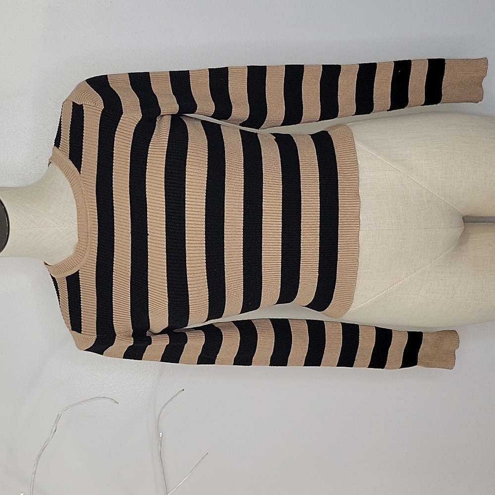 Forever 21 Striped Crew Neck Sweater SZ L   3/$15